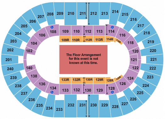 North Charleston Coliseum Eric Church Seating Chart